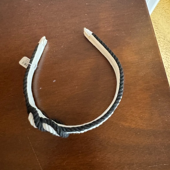 Anthropologie Black and white knot headband brand new - Picture 3 of 8